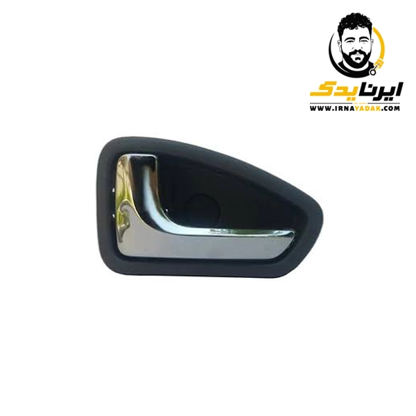 دستگیره داخلی استیل طوسی پراید 132 چپ پاسیکو